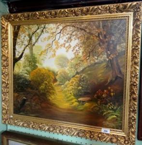 YARDLEY F.J,An autumnal forest scene,1969,Charles Ross GB 2017-06-24
