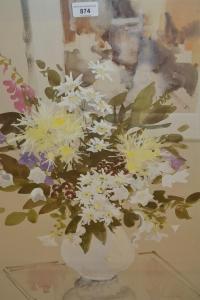 YARDLEY John 1933,still life of flowers in a jug,Lawrences of Bletchingley GB 2019-09-10