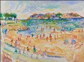 YATES Fred 1922-2008,Plage, Cannes,Artcurial | Briest - Poulain - F. Tajan FR 2014-03-31