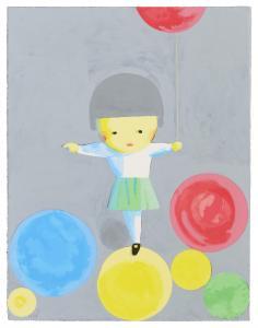 YE LIU 1964,Little Girl with Balloons,2001,Christie's GB 2024-03-26
