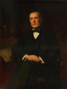 YEAMES William Frederick 1835-1918,Portrait of Mr Shannon, director of Coutts,1893,Woolley & Wallis 2021-08-11