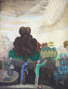 YEATS John Butler 1839-1922,showing a Mystical Scene with a Man and W,1920,Fonsie Mealy Auctioneers 2017-11-14
