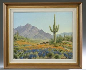 YECKLEY Norman H 1914-1994,Desert landscape,Quinn & Farmer US 2022-06-04