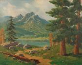 YECKLEY Norman H 1914-1994,High Sierras landscsape,John Moran Auctioneers US 2017-08-08
