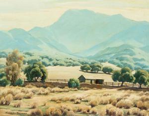 YECKLEY Norman H 1914-1994,House in a mountain landscape,John Moran Auctioneers US 2019-01-13