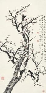 YEHOU GAO 1878-1952,PLUM,China Guardian CN 2016-06-18