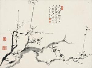 YEHOU GAO 1878-1952,PLUM,China Guardian CN 2016-06-18