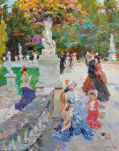 YELIZAROV Gennady 1950,A Sunday in the Park,John Nicholson GB 2016-09-07