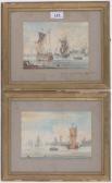 YELLOLY A M,Ships in a bay,1834,Burstow and Hewett GB 2016-08-24