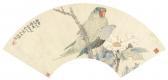 YI REN 1840-1896,PARROT BY THE CAMELLIA,Sotheby's GB 2016-05-30