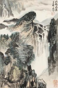 YIFEI Lu 1931-2005,Waterfall,1979,Christie's GB 2022-02-28