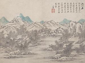 YIN LIU 1618-1664,LANDSCAPE,China Guardian CN 2009-12-19