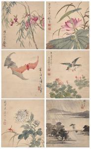 YIN ZHANG 1761-1829,Album of Flowers and Birds,1821,Christie's GB 2022-09-28