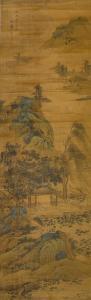 YING LAN 1585-1664,Landscape after Ni Zan,Sotheby's GB 2023-08-08