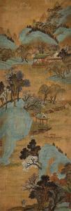 YING QIU 1495-1552,LANDSCAPE WITH A WATER PALACE,Arcimboldo CZ 2014-05-27