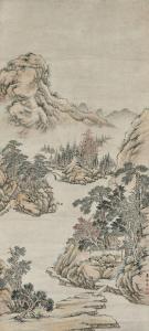 YING YUAN 1700-1800,Reading in the Spring Mountains,Christie's GB 2013-05-27