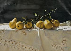 YINGZHAO LIU 1956,Still Life with Pears,Skinner US 2018-09-21