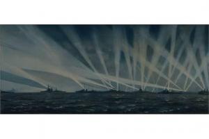 YOCKNEY Anns Kenneth 1881-1965,Searchlights at Spithead,Morphets GB 2015-06-11