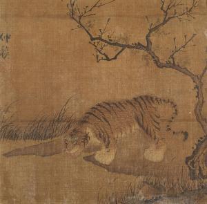 YONG ZHAO 1289-1363,Tiger,Christie's GB 2019-11-25