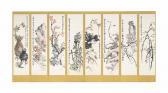 YONGJUN Kim 1904-1967,Flowers of the four seasons,1944,Christie's GB 2014-03-18
