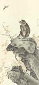 YONGLANG LIU 1800-1800,MONKEY WITH BIRD,Christie's GB 2015-09-16