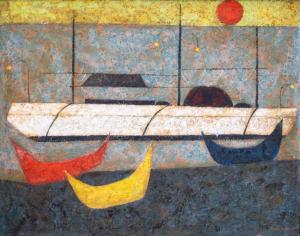 YONZON Hugo 1924-1994,Boats,1959,Leon Gallery PH 2024-03-09