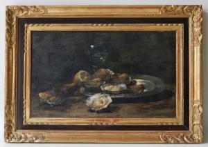 YOORS Eugène 1879-1977,Stilleven met oesters,Amberes BE 2017-10-09