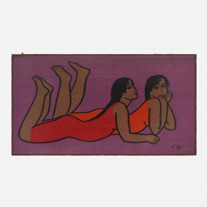 YOORS Jan 1922-1977,Alita and Her Sister,1963,Rago Arts and Auction Center US 2023-12-14