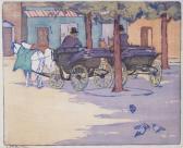 YORK BRUNTON Elizabeth 1800-1900,Carriages in the shade,Woolley & Wallis GB 2012-06-13