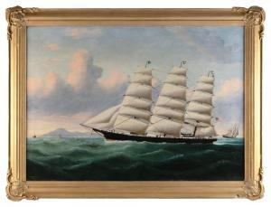 YORKE William Gay 1817-1908,American clipper ship Herald of The Morning,1870,Eldred's US 2023-03-01
