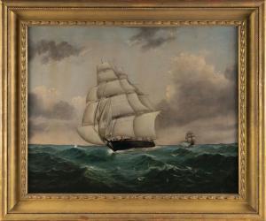 YORKE William Gay,The clipper ship Challenge fired upon by C.S.S. Al,1888,Eldred's 2023-03-01