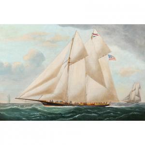 YORKE William Gay 1817-1908,Yacht Wanderer (Slave Ship),Butterscotch Auction Gallery US 2023-11-19