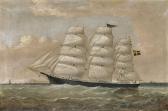 YORKE William Howard 1847-1921,of the ship Saturnes at sea,Chait US 2018-07-29