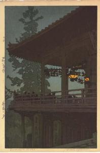 YOSHIDA Hiroshi 1876-1950,Evening in Nara,1933,Christie's GB 2006-09-21