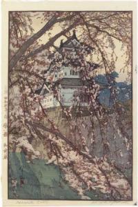 YOSHIDA Hiroshi 1876-1950,Hirosaki-jo/Hirosaki Castle,1935,Christie's GB 2004-03-23