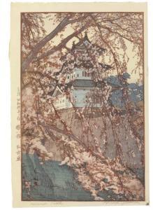 YOSHIDA Hiroshi,Hirosakijo/Hirosaki Castle, from the series Sakura,1940,Christie's 2008-09-18