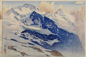 YOSHIDA Hiroshi 1876-1950,Jungfrau, Breithorn,1925,Bonhams GB 2012-03-20