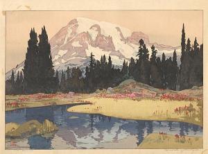 YOSHIDA Hiroshi 1876-1950,Mt. Rainier,1925,Bonhams GB 2012-03-20