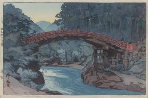 YOSHIDA Hiroshi 1876-1950,Sacred Bridge,Hindman US 2016-09-26