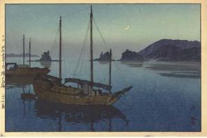 YOSHIDA Hiroshi 1876-1950,Three Little Islands,1924,Christie's GB 2006-09-21