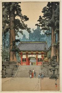 YOSHIDA Hiroshi 1876-1950,Toshogu Shrine,Chait US 2017-11-19