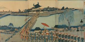YOSHIMUNE Utagawa,Sukiyagashi no kei (View of moat and bank in Sukiy,1863,Rachel Davis 2018-12-08