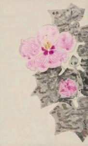 YOSHIOKA Kenji 1906,Confederate Rose,Mainichi Auction JP 2022-11-11