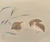 YOSHIOKA Kenji 1906,Japanese quail,Mainichi Auction JP 2022-11-11