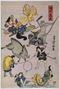 YOSHITORA Utagawa 1830-1880,Doke manga/ Scènes comiques,Beaussant-Lefèvre FR 2024-02-02