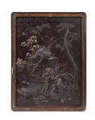 yoshitsugu Haizan 1846-1915,An inlaid-iron panel,Bonhams GB 2019-03-20