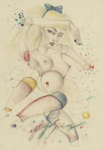 YOTSUYA Simon 1944,(F) Sphere woman,Mainichi Auction JP 2022-02-25