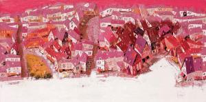 YOUNG DAE Kim 1953,There-Red,Seoul Auction KR 2010-12-14