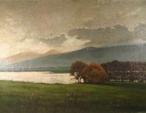 YOUNG Harry 1934-1937,River Conwy at sunset,1946,Rogers Jones & Co GB 2008-04-26
