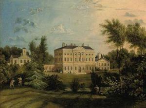 YOUNG Tobias P,A view of Howick Hall, Northumberland,Christie's GB 2010-11-04